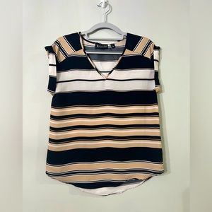 New York & Company- 7th Avenue Design Studio Stripped Blouse